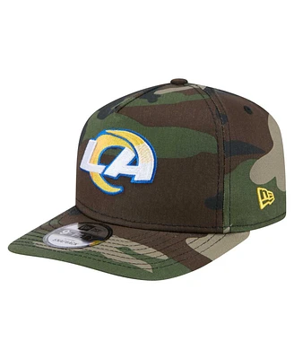 New Era Men's Camo Los Angeles Rams Woodsy 9FIFTY Snapback Hat