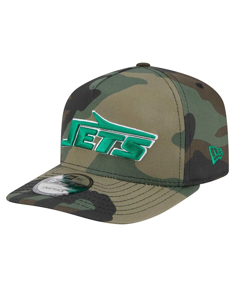 New Era Men's Camo New York Jets Woodsy 9FIFTY Snapback Hat