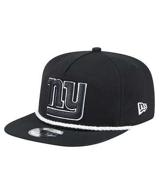 New Era Men's Black New York Giants B-Dub Golfer Snapback Hat