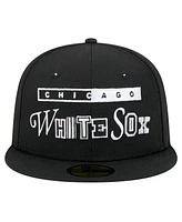 New Era Men's Black Chicago White Sox Ransom 59FIFTY Fitted Hat