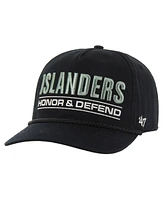 '47 Brand Men's Black New York Islanders Oht Military Appreciation Homeland Honor and Defend Hitch Adjustable Hat