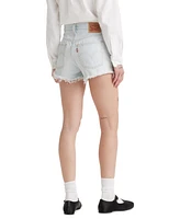 Levi's Women's 501 Original Ripped High-Rise Jean Shorts