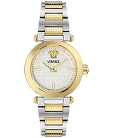 Versace Women's Swiss Greek Two-Tone Stainless Steel Bracelet Watch 35mm