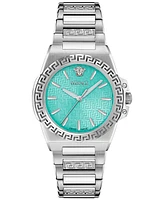 Versace Women's Swiss Greca Reaction Two-Tone Stainless Steel Bracelet Watch 38mm