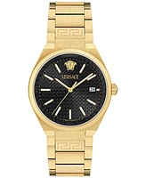 Versace Women's Swiss V-Auria Gold Ion Plated Bracelet Watch 39mm