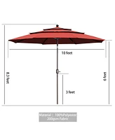 Aoodor Garden Market Umbrella