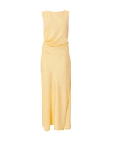 Quiz Women's Satin Ruched Side Maxi Dress