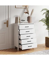Modern 5-Drawer Multipurpose Chest Dresser for Stylish and Efficient Storage Any Room