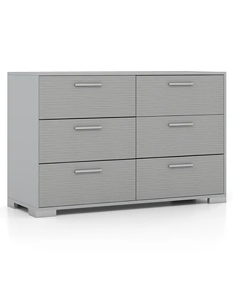 6-Drawer Storage Dresser for Spacious and Organized Bedroom Storage