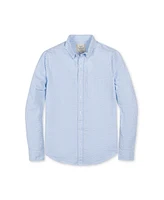 Hope & Henry Mens' Organic Cotton Seersucker Button Down Shirt