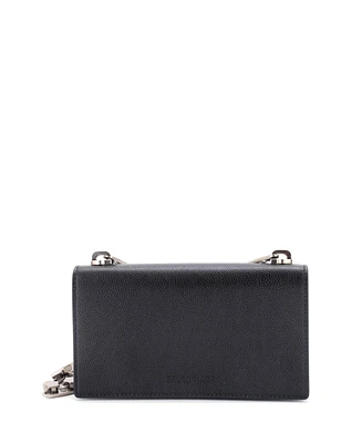 Pre-Owned Balenciaga Essential Wallet on Zipper Chain Leather