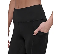 Dkny Sport Women's Balance Compression High-Waist Capri Pants