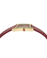 Ferragamo Women's Swiss Asymetrique Leather Strap Watch 22x36mm
