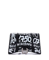 Pre-Owned Balenciaga Xs Hourglass Belt Bag Printed Leather