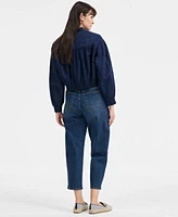 On 34th Womens Bomber Jacket V Neck Tank Barrel Leg Jeans Jaylaa Flats Exclusively At Macys