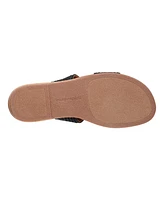 Easy Spirit Women's Lana Double Band Flat Slingback Sandals