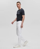 A|X Armani Exchange Men's Slim Fit White Jeans