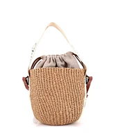 Pre-Owned Chloe Small x Mifuko Woody Basket Bag Raffia