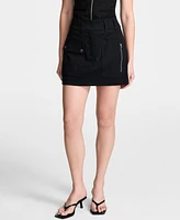 Bar Iii Women's Cargo Mini Skirt, Exclusively at Macy's