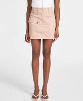 Bar Iii Women's Cargo Mini Skirt, Exclusively at Macy's