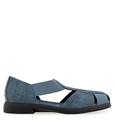 Aerosoles Women's 4Give Almond Toe Fisherman Flats