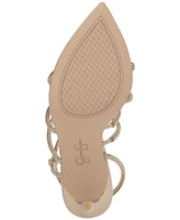 Jessica Simpson Women's Vioreena Strappy Rhinestone Stiletto Dress Sandals