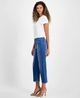 7 For All Mankind Women's Alexa High-Rise Cropped Cotton Jeans