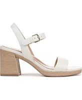 Naturalizer Women's Rose Block Heel Open Square Toe Platform Sandals