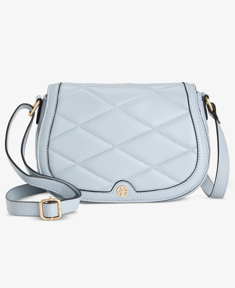 Giani Bernini Small Quilted Saddle Crossbody, Exclusively at Macy's