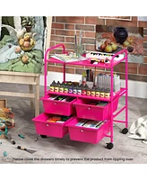 4 Drawers Shelves Rolling Storage Cart Rack