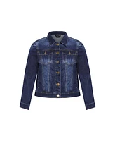 Plus Kira Denim Jacket