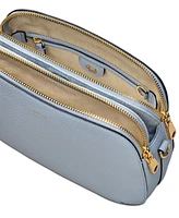 Dukes Place Medium Leather Ziptop Crossbody Bag