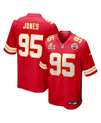 Nike Men's Chris Jones Red Kansas City Chiefs Super Bowl Lix Game Jersey