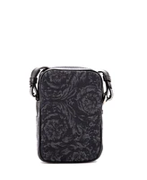 Pre-Owned Versace Small Athena Crossbody Bag Barocco Jacquard with Leather