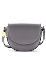 Pre-Owned Stella McCartney Medium Frayme Flap Shoulder Bag Faux Leather