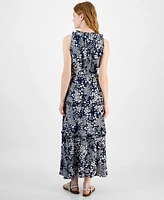 Tommy Hilfiger Women's Floral-Print Maxi Dress