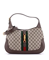 Pre-Owned Balenciaga Medium x Gucci The Hacker Project Jackie 1961 Hobo Bb Coated Canvas
