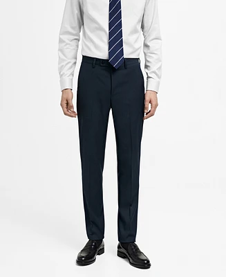 Mango Men's Milan Eu Slim-Fit Suit Pants