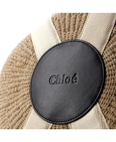 Pre-Owned Chloe Large x Mifuko Woody Tote Stripe Raffia