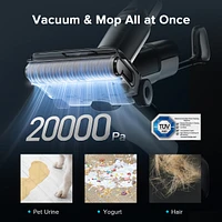 Roborock F25 Ace Cordless Wet Dry Vacuum Cleaner, Floor Washer, Smooth Maneuvers with Al Enhanced SlideTech 2.0, Zero-Tangle & Streak-Free