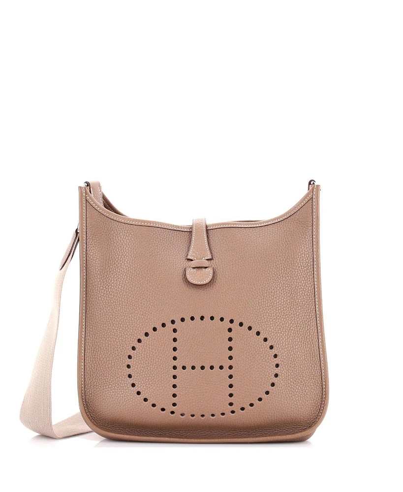 Pre-Owned HERMES Pm Evelyne Bag Gen Ii Clemence