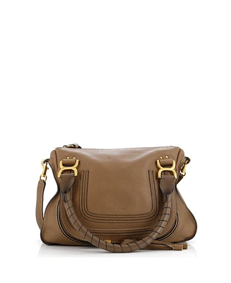 Pre-Owned Chloe Small Marcie Satchel Leather