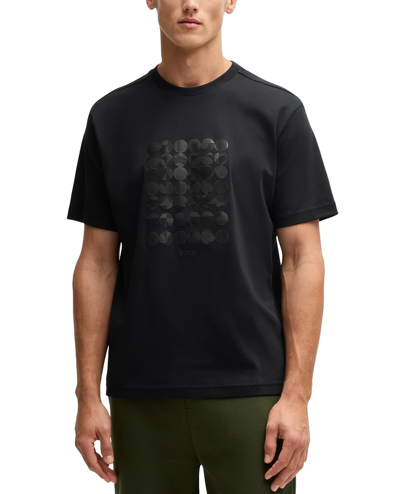 Boss by Hugo Men's Interlock Cotton Regular-Fit T-Shirt
