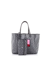 Pre-Owned Goyard Pm Saint Louis Tote Printed Coated Canvas