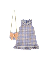 Blueberi Boulevard Toddler and Little Girls 2-Piece Sleeveless Dress Set