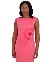 Jessica Howard Women's Rosette Sheath Dress