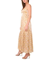 Parker Women's The Adrina Floral-Print Smocked-Back Dress