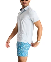 Chubbies Men's The Baby Blue Bell Short Sleeve Polo Shirt