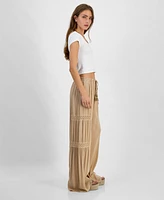 Kingston Grey Juniors' High-Rise Wide-Leg Pants