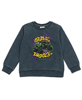 Monster Jam Grave Digger Fleece Sweatshirt and Jogger Pants Outfit Set